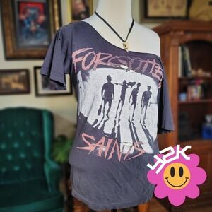 Forgotten Saints T-Shirt‎ Vintage Y2K Thrashed Distressed Clockwork Orange Punk